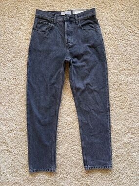 Everlane The ’90s Cheeky Jean Washed Black High Rise Ankle Jeans 26 NWT